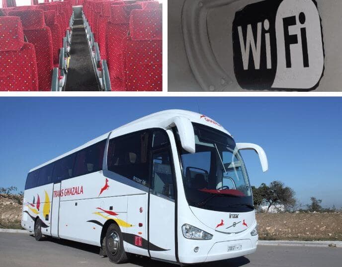 Picture of bus equipments